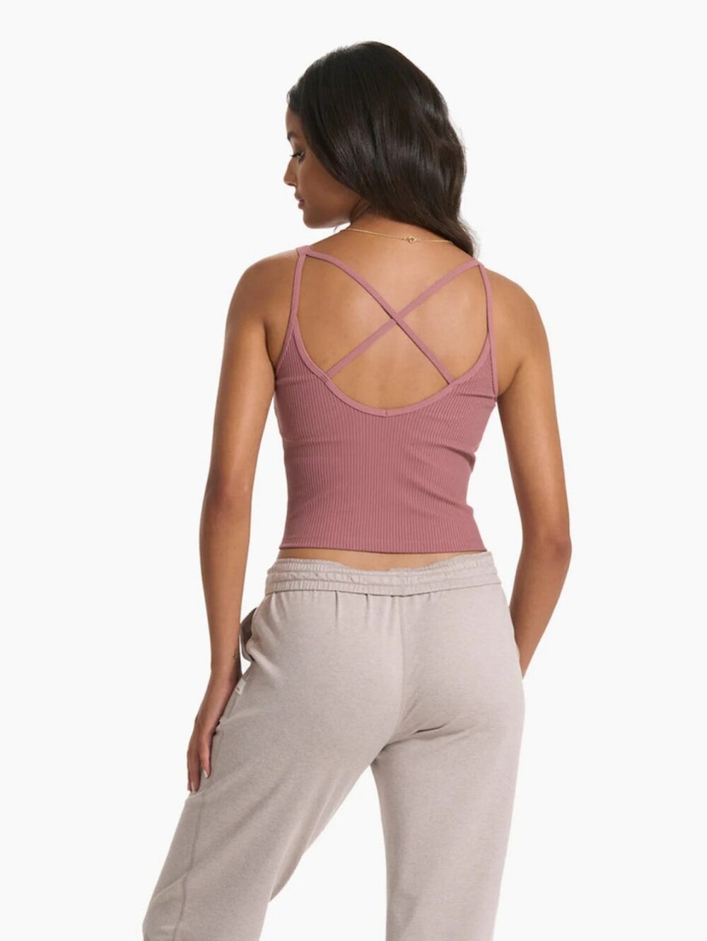 Vuori Women's Rib Crop Tank - Picture 6 of 6